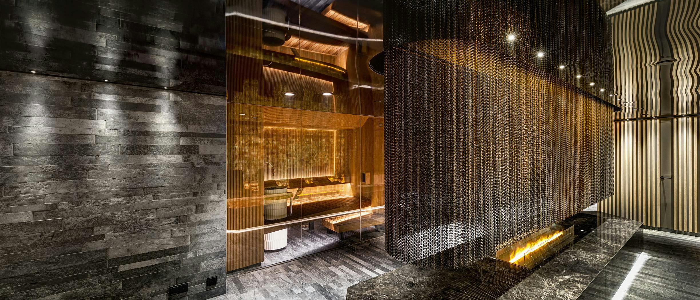 Relaxation area sauna
