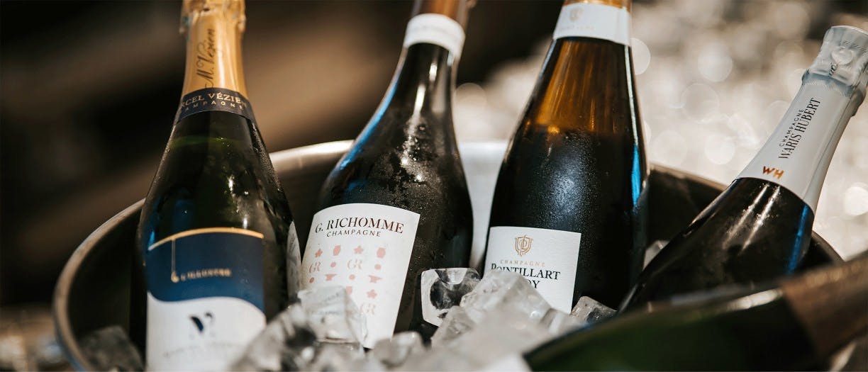 Champagne and sparkling wine tasting
